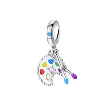 Charm Acuarelas de plata 925