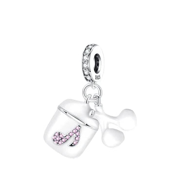 Charm Airpods de plata 925