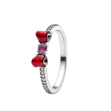 Anillo Blanca Nieves de plata 925