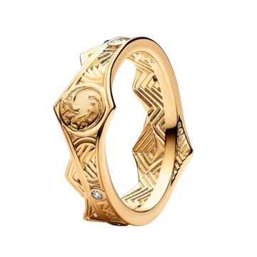Anillo Dorado Game Of Thr. de plata 925