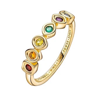 Anillo Gemas Del Infinito de plata 925