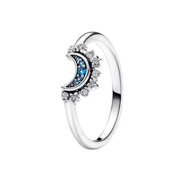 Anillo Media Luna de plata 925