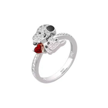 Anillo Snoopy de plata 925