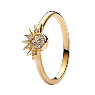 Anillo Sol de plata 925