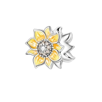 Charm Avalorio Girasol de plata 925