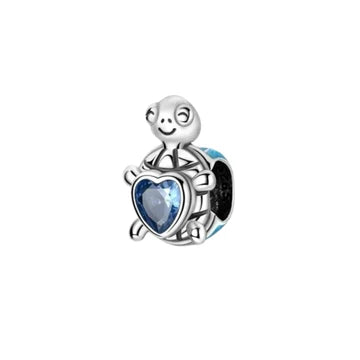 Charm Avalorio Tortuga Feliz de plata 925