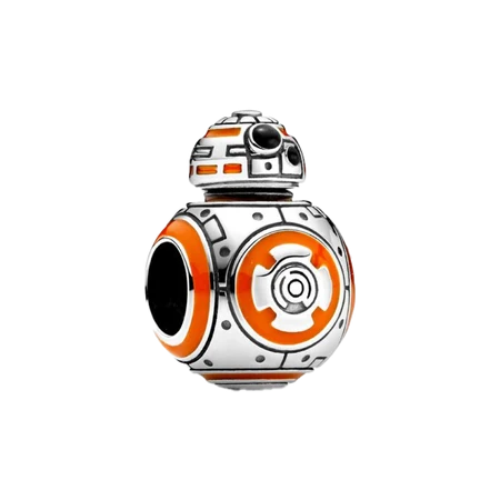 Charm BB8 de plata 925