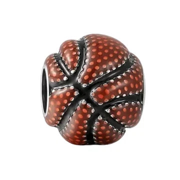 Charm Balon Basketball de plata 925