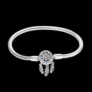 Brazalete Atrapasuenos con baño de plata