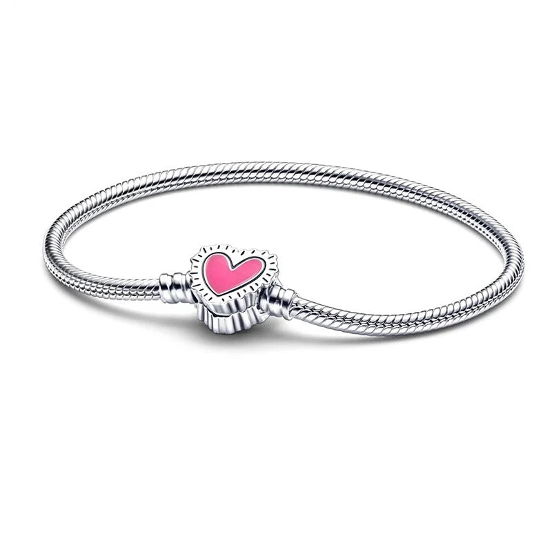 Brazalete Corazon Magico con baño de plata