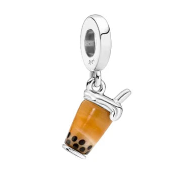 Charm Bubble Tea de plata 925