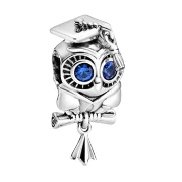 Charm Buho Birrete de plata 925