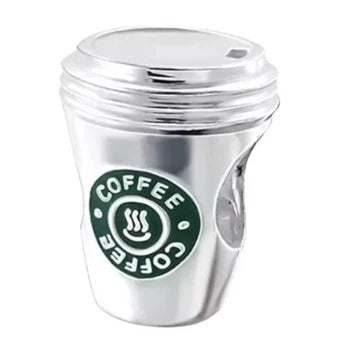Charm Coffe de plata 925
