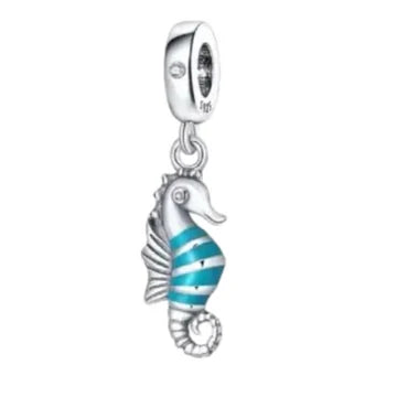 Charm Caballito De Mar de plata 925
