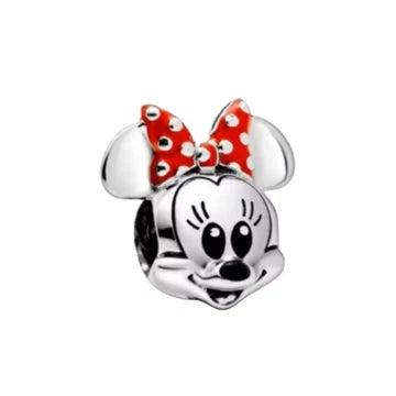 Charm Cabeza De Minnie de plata 925