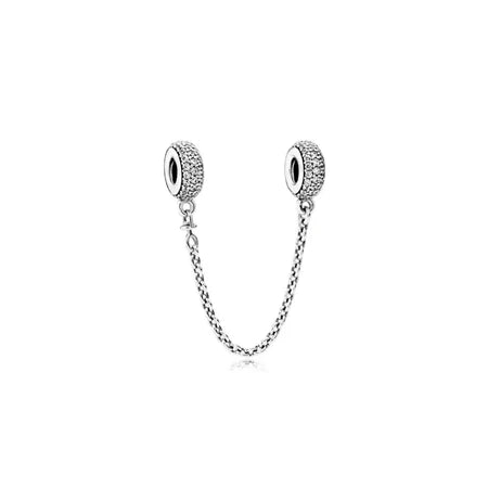 Cadena Brillos Clasica de plata 925
