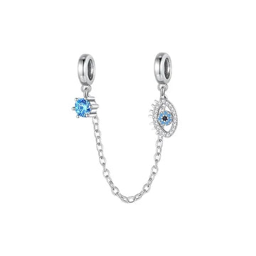 Cadena Ojo Turco de plata 925