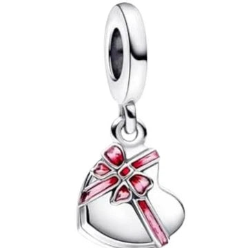Charm Caja De Chocolates de plata 925