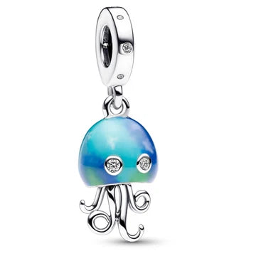Charm Calamar de plata 925