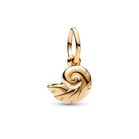Charm Caracol Dorado de plata 925