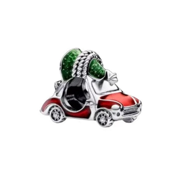 Charm Carro De Shoping de plata 925