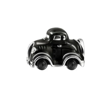 Charm Carro Negro de plata 925