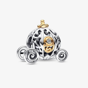 Charm Carroza Cenicienta de plata 925