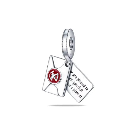 Charm Carta Hogwarts de plata 925