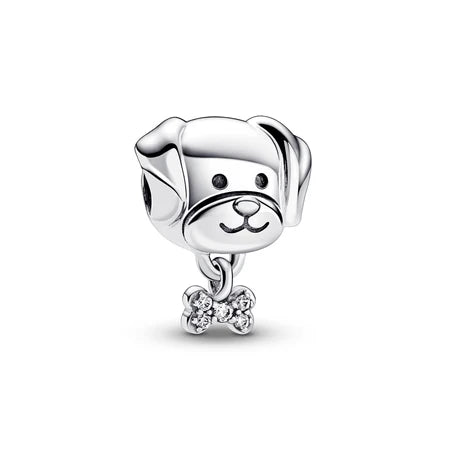 Charm Perro Hueso de plata 925