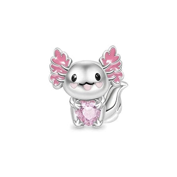 Charm Axolote Zirconia de plata 925