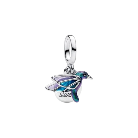 Charm Colibri de plata 925