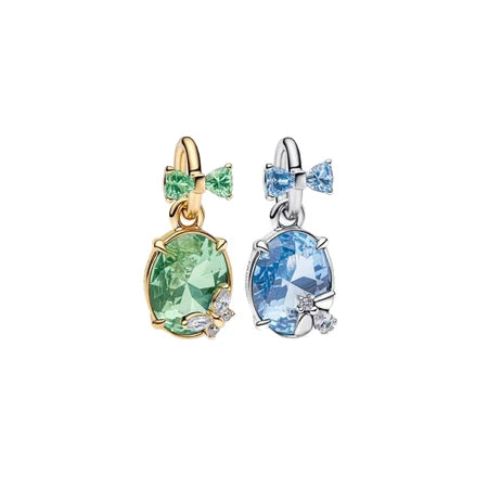 Charm Divisible Abeja Y Mariposa de plata 925