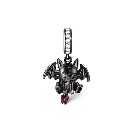 Charm Dragon Chimuelo de plata 925