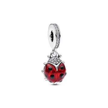 Charm Mariquita de plata 925
