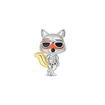 Charm Nick Wilde Zootopia 2 de plata 925