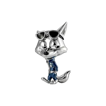 Charm Oficial Nick Wide Zootopia de plata 925