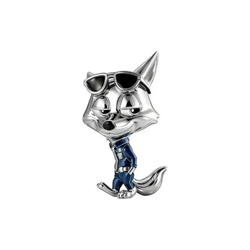 Charm Oficial Nick Wide Zootopia de plata 925