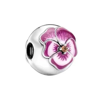 Clip Flor de plata 925