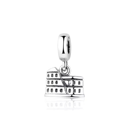 Charm Coliseo Romano de plata 925