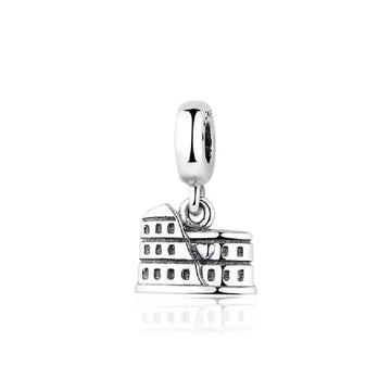 Charm Coliseo Romano de plata 925