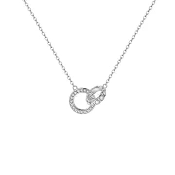 Collar Doble Argolla de plata 925