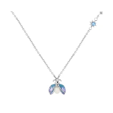 Collar Luciernaga de plata 925