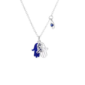 Collar Mano De Fatima de plata 925