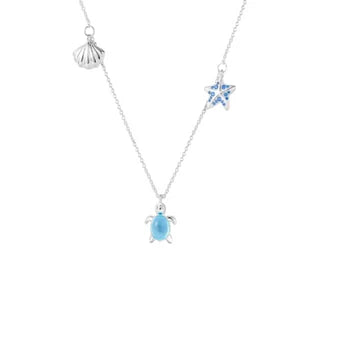 Collar Tortuga Marina de plata 925
