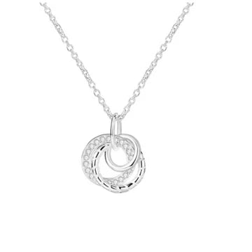 Collar Triple Argolla de plata 925