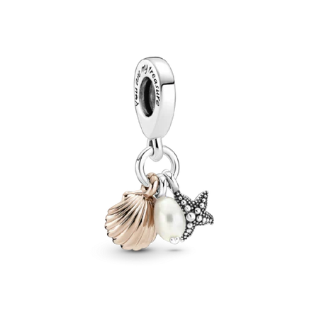 Charm Conchas de Mar de plata 925