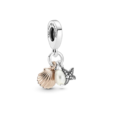 Charm Conchas de Mar de plata 925