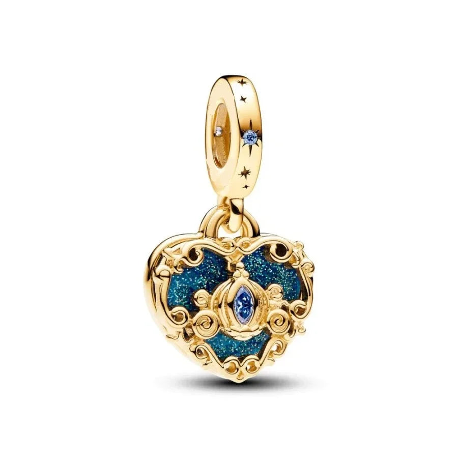 Charm Corazon de Cenicienta de plata 925