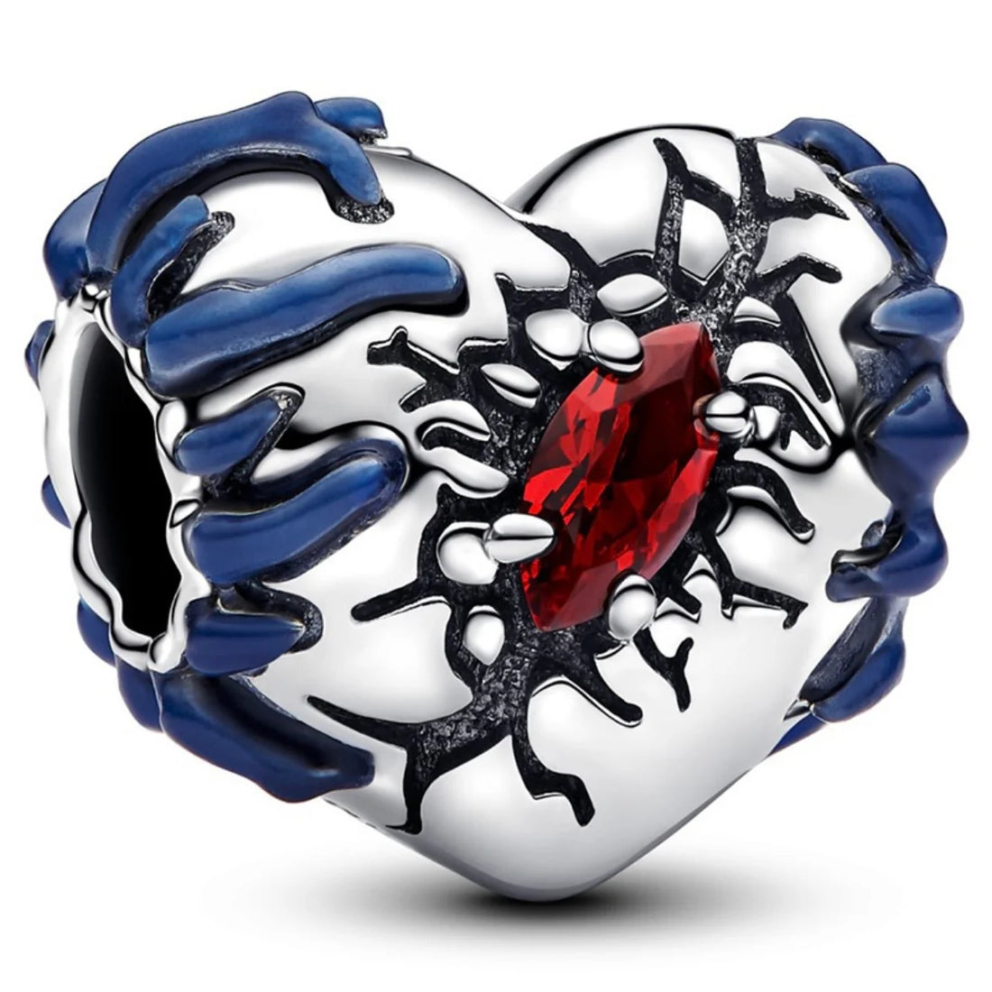 Charm Corazón The Upside Down de plata 925