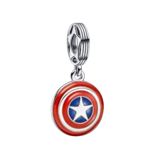 Charm Escudo Cap A de plata 925
